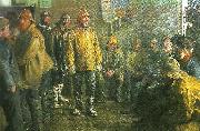 Michael Ancher i kobmandens bad en vinterdag France oil painting artist